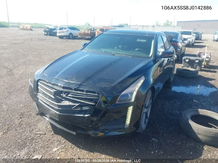 1G6AX5SS8J0142886 2018 Cadillac Cts