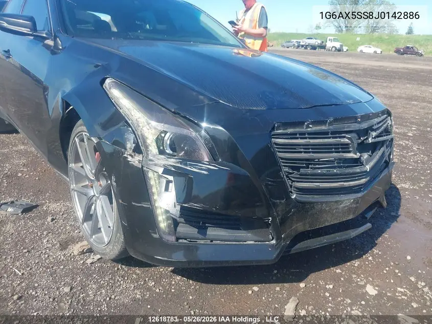 1G6AX5SS8J0142886 2018 Cadillac Cts