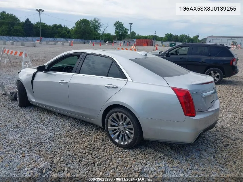 1G6AX5SX8J0139255 2018 Cadillac Cts Luxury