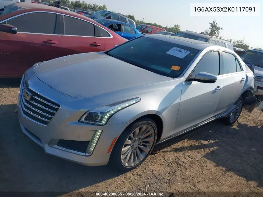 1G6AX5SX2K0117091 2019 Cadillac Cts Luxury