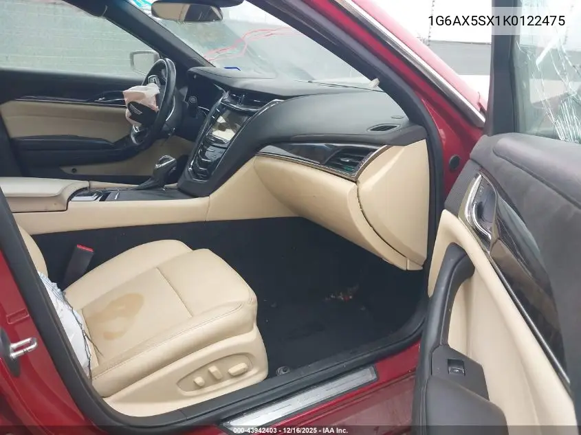 1G6AX5SX1K0122475 2019 Cadillac Cts Luxury