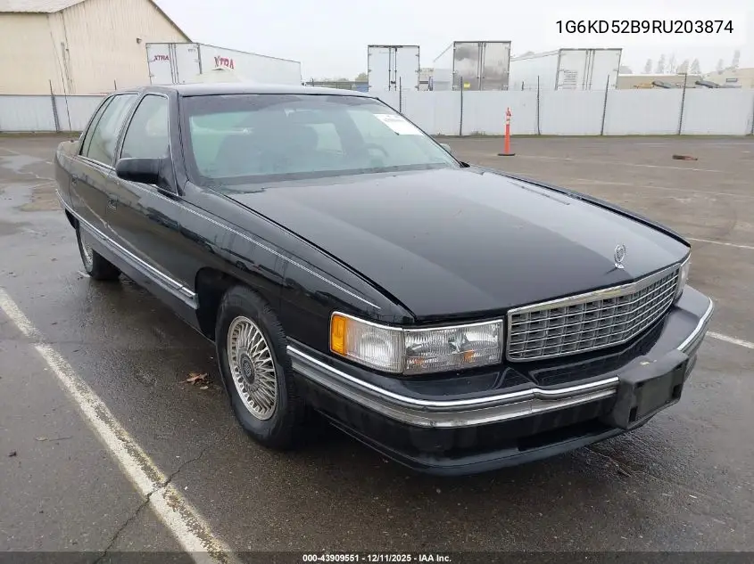 1G6KD52B9RU203874 1994 Cadillac Deville