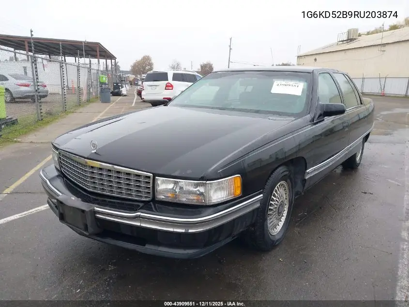 1G6KD52B9RU203874 1994 Cadillac Deville