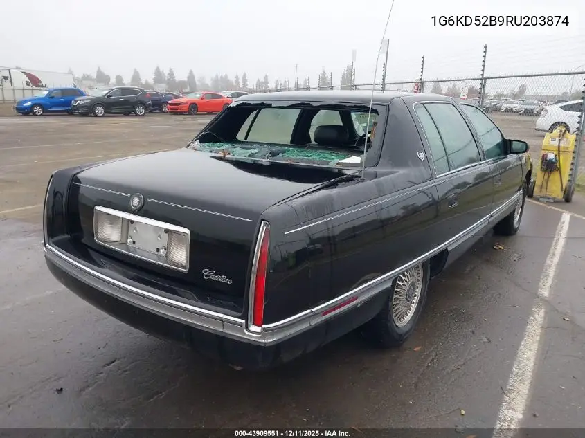 1G6KD52B9RU203874 1994 Cadillac Deville