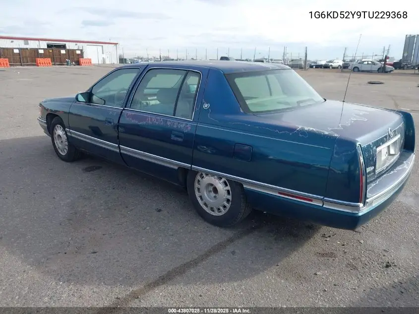 1G6KD52Y9TU229368 1996 Cadillac Deville