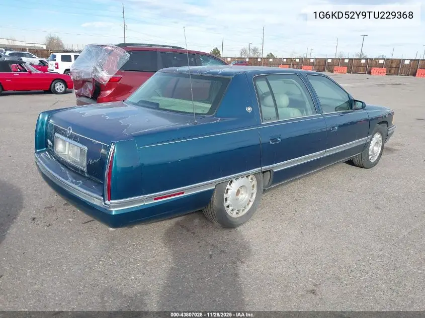 1G6KD52Y9TU229368 1996 Cadillac Deville