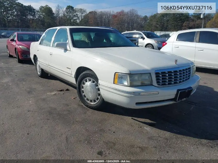 1G6KD54Y9XU737116 1999 Cadillac Deville Standard