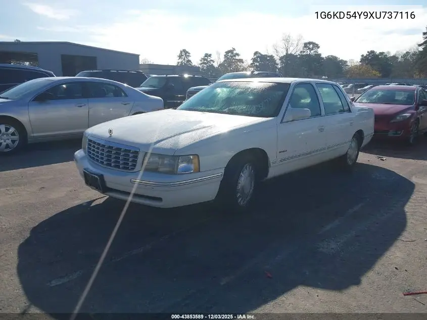 1G6KD54Y9XU737116 1999 Cadillac Deville Standard