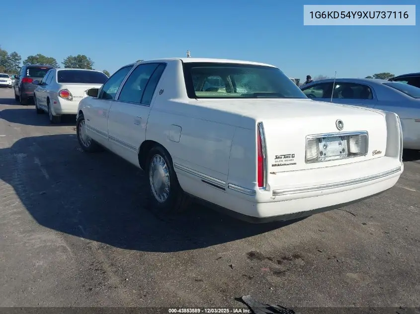 1G6KD54Y9XU737116 1999 Cadillac Deville Standard