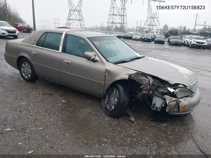 1G6KE57Y72U158823 2002 Cadillac Deville Dhs