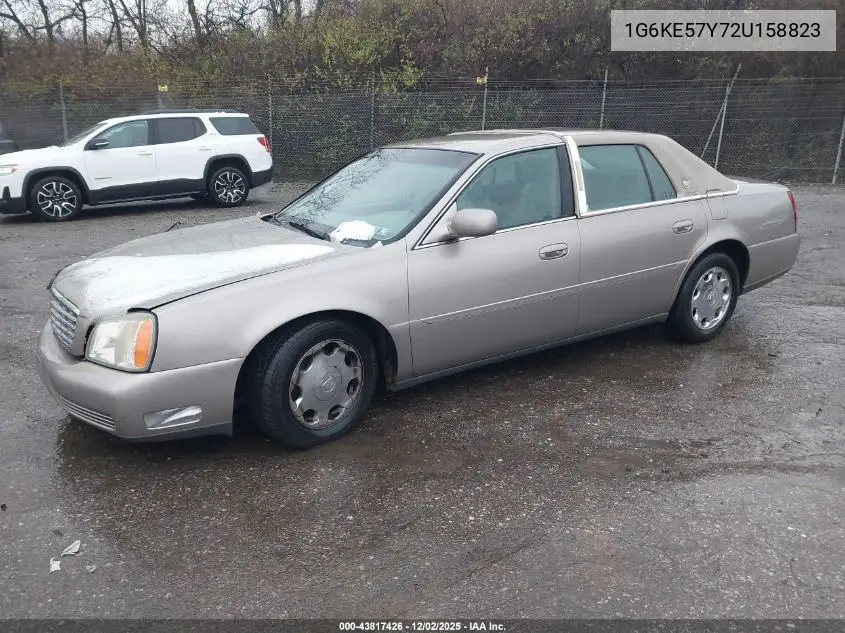 1G6KE57Y72U158823 2002 Cadillac Deville Dhs