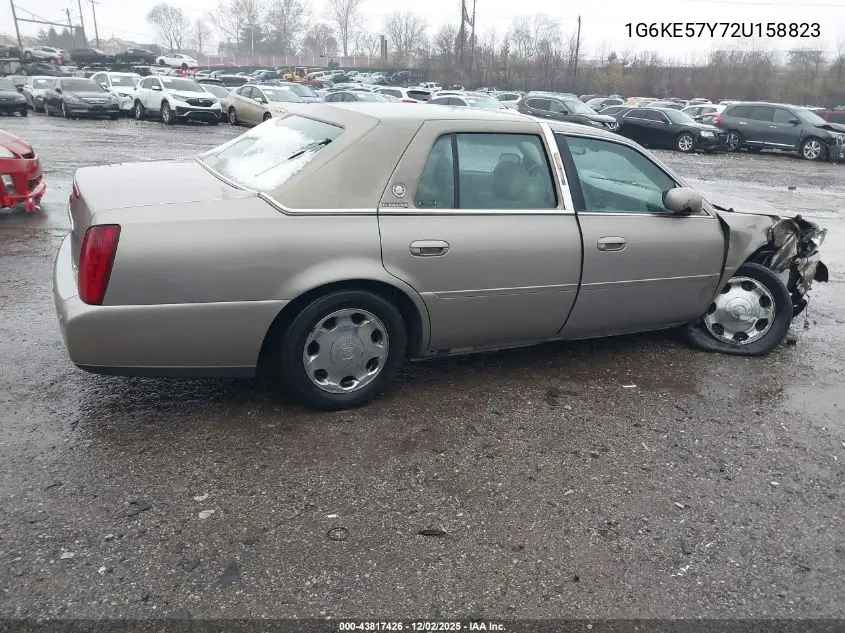 1G6KE57Y72U158823 2002 Cadillac Deville Dhs