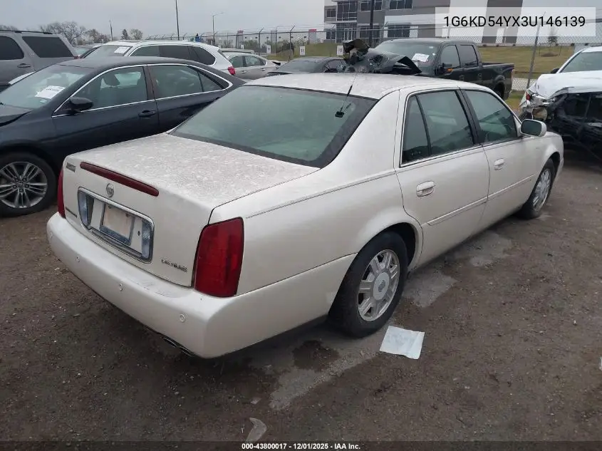 1G6KD54YX3U146139 2003 Cadillac Deville Standard