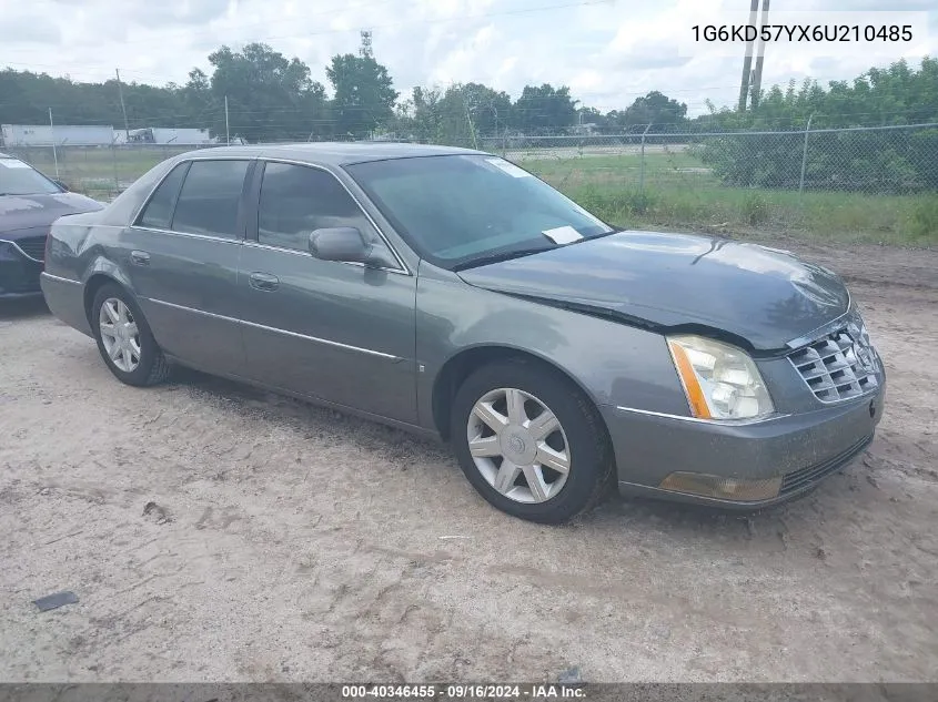 1G6KD57YX6U210485 2006 Cadillac Dts Standard