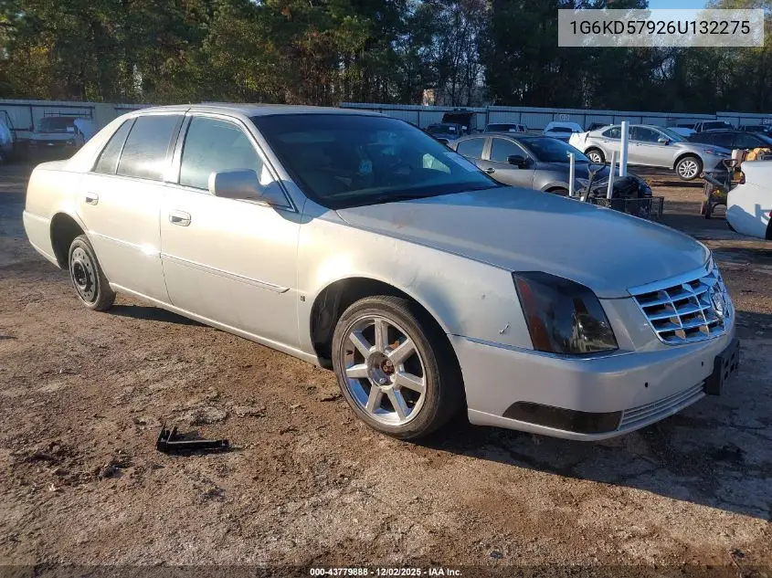 1G6KD57926U132275 2006 Cadillac Dts Performance