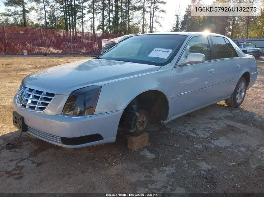 1G6KD57926U132275 2006 Cadillac Dts Performance