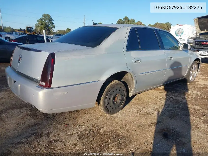1G6KD57926U132275 2006 Cadillac Dts Performance
