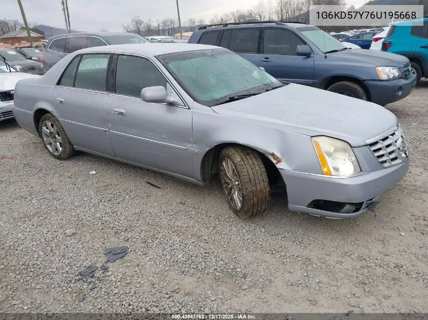 1G6KD57Y76U195668 2006 Cadillac Dts Standard