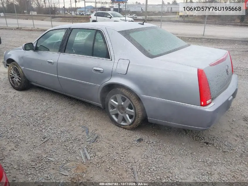 1G6KD57Y76U195668 2006 Cadillac Dts Standard
