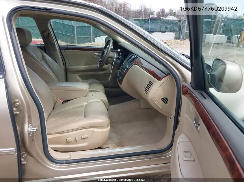 1G6KD57Y76U209942 2006 Cadillac Dts Standard