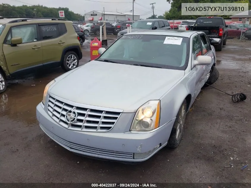 1G6KD57YX7U139810 2007 Cadillac Dts