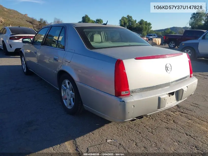 1G6KD57Y37U147828 2007 Cadillac Dts Luxury I