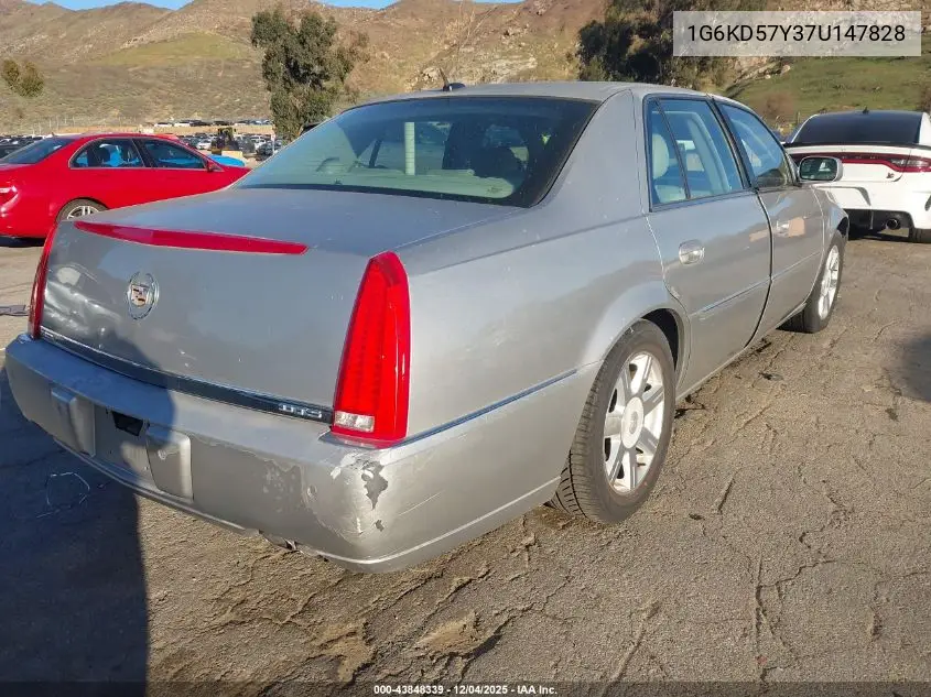 1G6KD57Y37U147828 2007 Cadillac Dts Luxury I