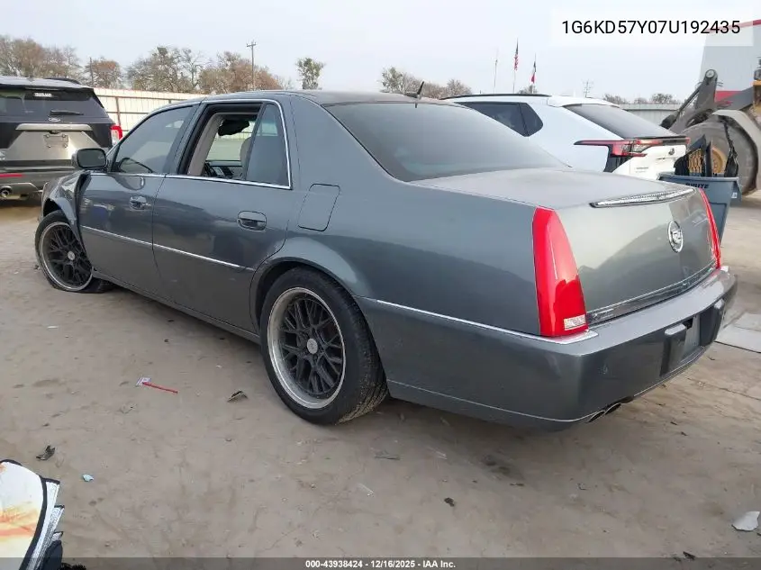 1G6KD57Y07U192435 2007 Cadillac Dts Luxury Ii