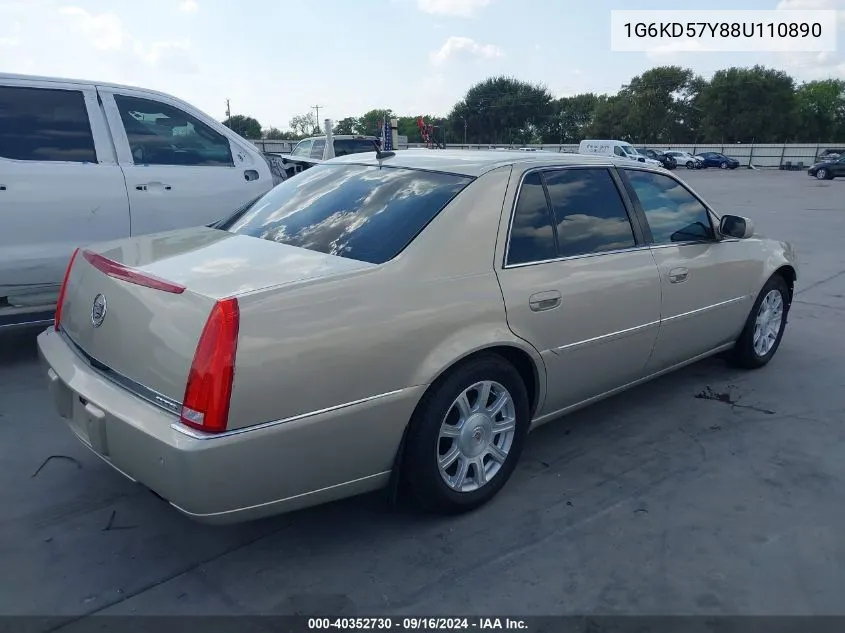 1G6KD57Y88U110890 2008 Cadillac Dts 1Sc