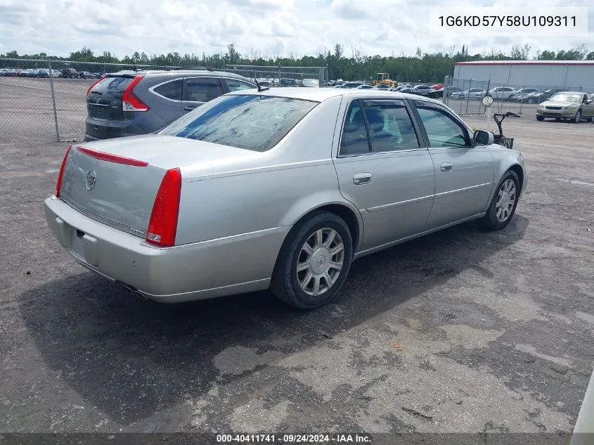 1G6KD57Y58U109311 2008 Cadillac Dts