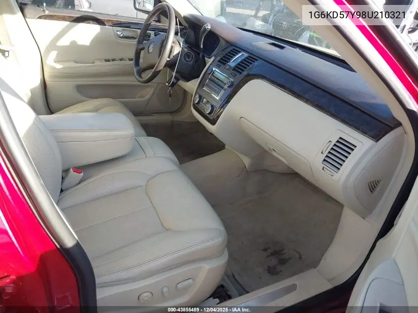 1G6KD57Y98U210321 2008 Cadillac Dts 1Sb