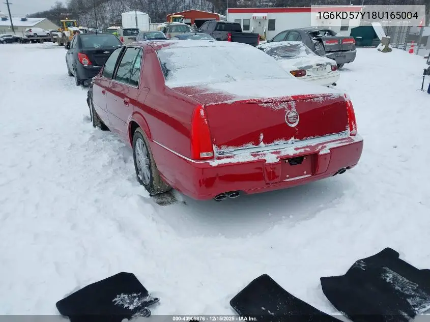 1G6KD57Y18U165004 2008 Cadillac Dts 1Sd