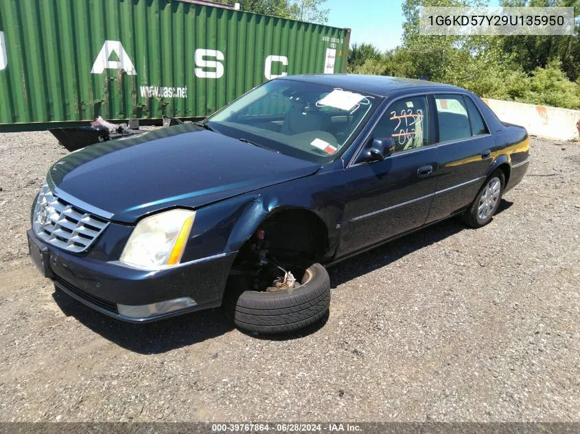 1G6KD57Y29U135950 2009 Cadillac Dts 1Sd