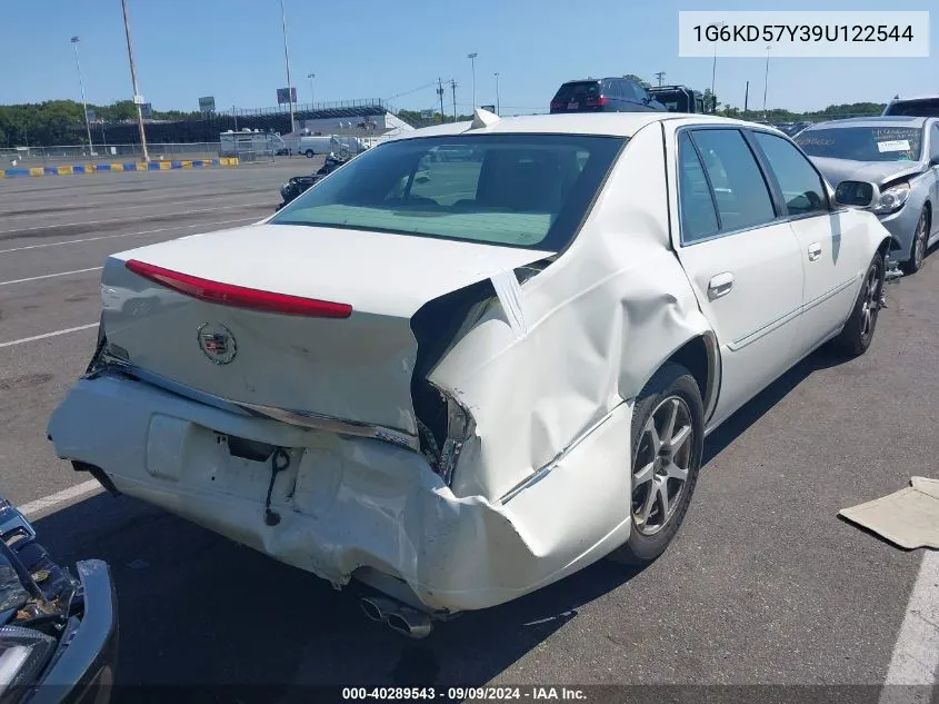 1G6KD57Y39U122544 2009 Cadillac Dts 1Sa