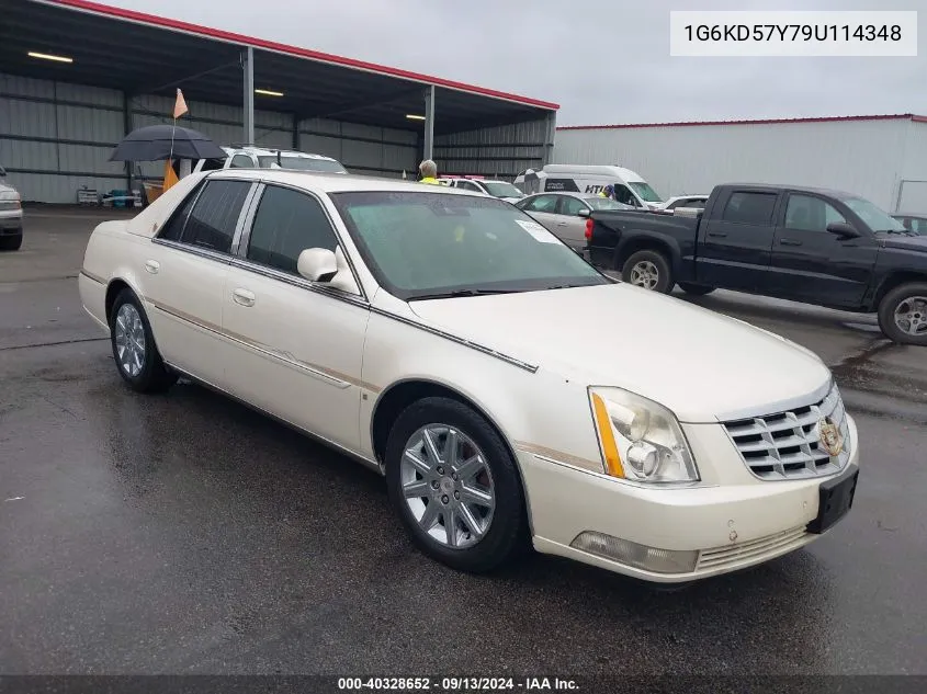 1G6KD57Y79U114348 2009 Cadillac Dts 1Sd