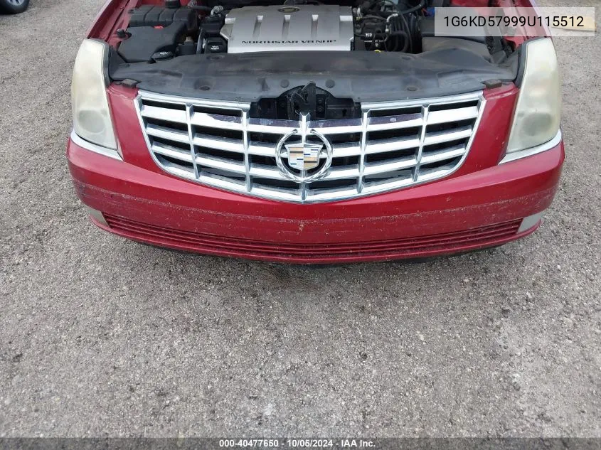 1G6KD57999U115512 2009 Cadillac Dts 1Se