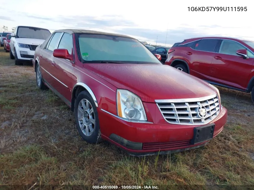 1G6KD57Y99U111595 2009 Cadillac Dts 1Sc