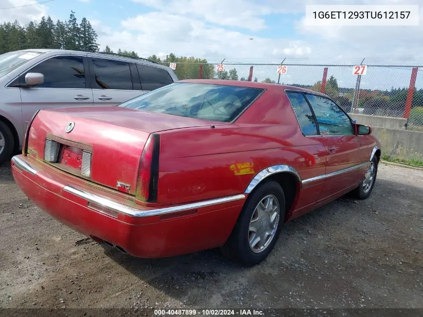 1G6ET1293TU612157 1996 Cadillac Eldorado Touring