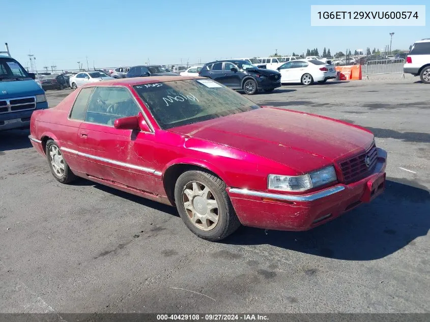 1G6ET129XVU600574 1997 Cadillac Eldorado Touring