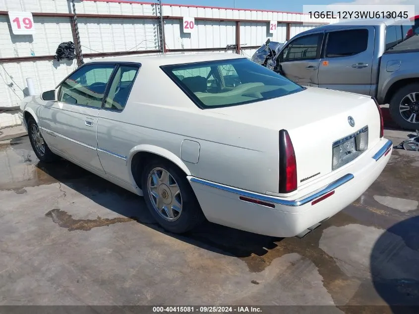 1G6EL12Y3WU613045 1998 Cadillac Eldorado Standard