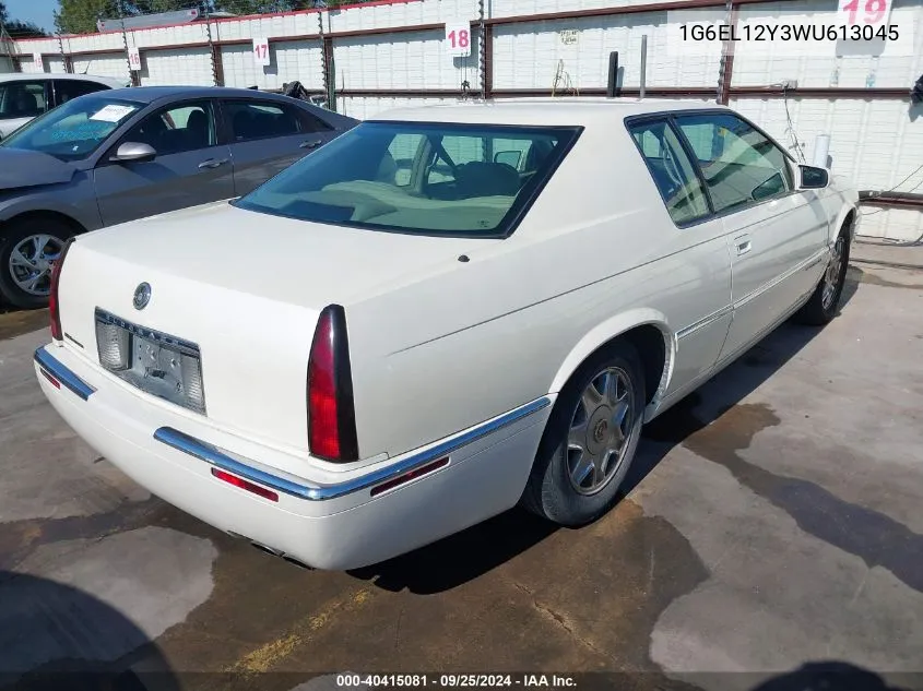 1G6EL12Y3WU613045 1998 Cadillac Eldorado Standard