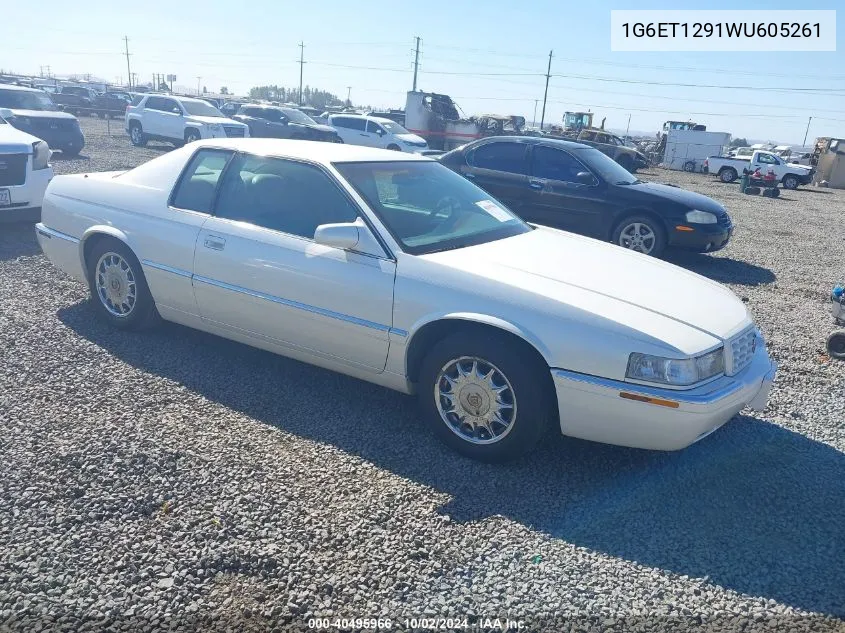 1G6ET1291WU605261 1998 Cadillac Eldorado Touring