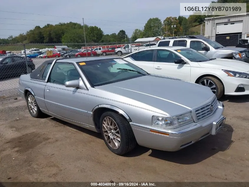 1G6EL12Y8YB701989 2000 Cadillac Eldorado Esc