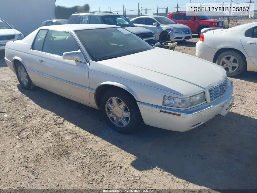 1G6EL12Y81B105867 2001 Cadillac Eldorado Esc