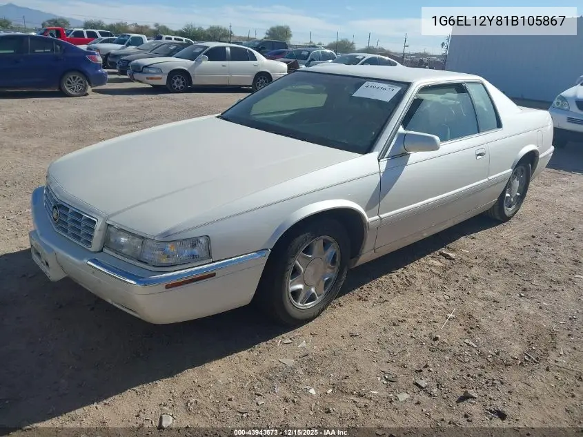 1G6EL12Y81B105867 2001 Cadillac Eldorado Esc