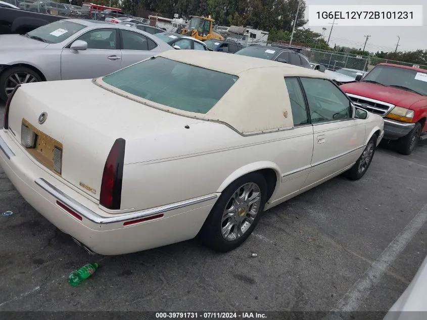 1G6EL12Y72B101231 2002 Cadillac Eldorado Esc