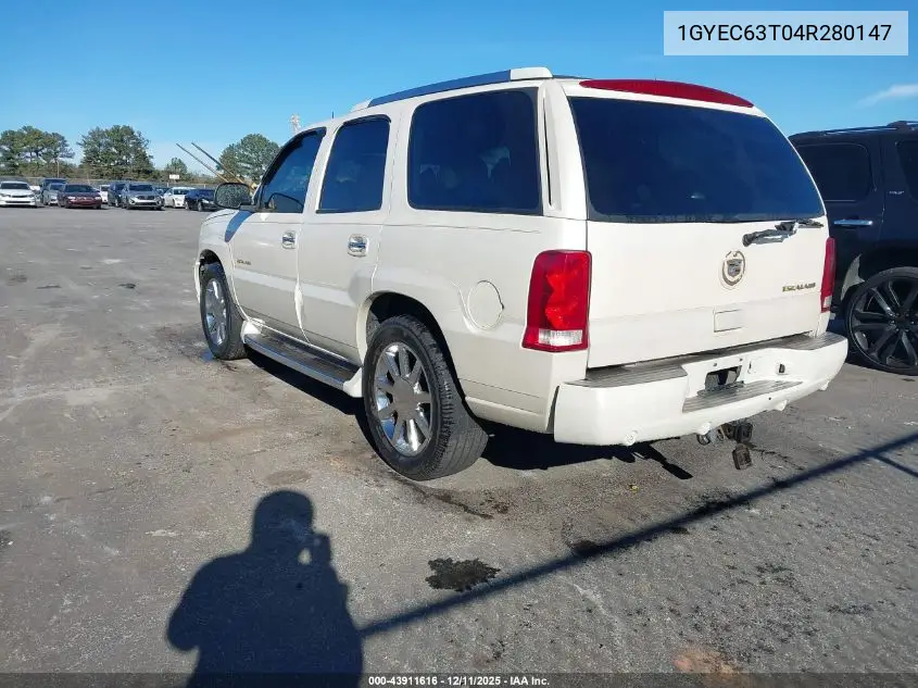 1GYEC63T04R280147 2004 Cadillac Escalade Standard