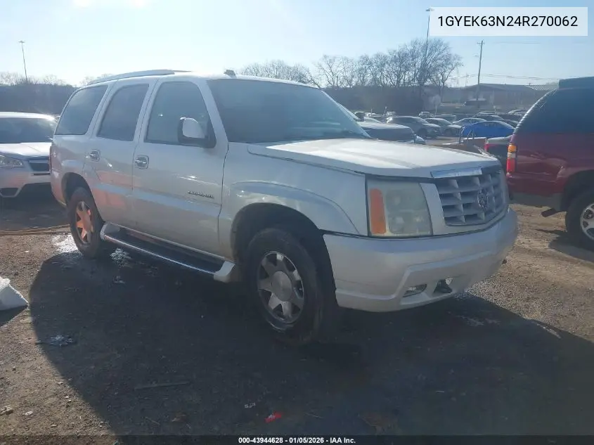 1GYEK63N24R270062 2004 Cadillac Escalade Standard