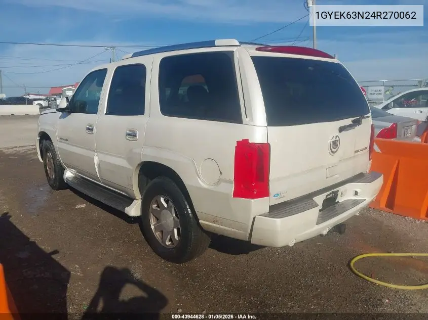 1GYEK63N24R270062 2004 Cadillac Escalade Standard