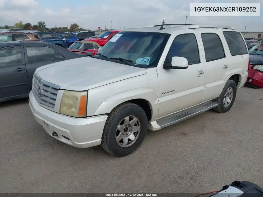 1GYEK63NX6R109252 2006 Cadillac Escalade Standard